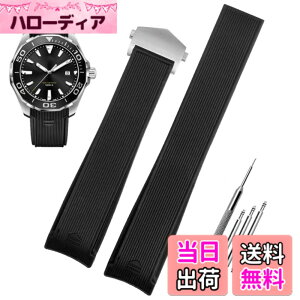 �y���������z[HEYOZURY] TAG HEUER �x���g ���o�[ ���v�o���h 22mm �V���R�� �_�炩�� �r���v�x���g �r���v�o���h D�o�b�N���� �r���v�o���h TAG HEUER (�^�O�z�C���[) �Ή� �����t�������x���g�H��t