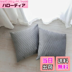 �y���������zBRMM MIA �N�b�V�����J�o�[ 45 x 45 cm ���ܕ� �\�t�@�[���� �C���e���A ���z�c�J�o�[ 2�� �F�FSliver Grey�A�T�C�Y�F45cmx45cm(2 ���g)