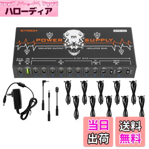 �y���������zSTRICH SPS-60 �M�^�[�y�_���d�� 10���S�����^�y�_���{�[�h�d�� DC 9V/12V/18V�o�́i300mA/500mA�j�n�C�p���[�ō��d���G�t�F�N�g�y�_���p �m�C�Y���X