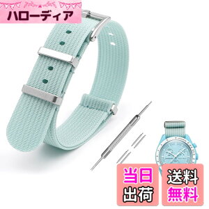 �y���������z[Jumpsunfun] 20mm ���v�o���h for Omega X Swatch Speedmaster MoonSwatch �I���K�ƃX�E�H�b�` �X�s�[�h�}�X�^�[ ���[���X�E�H�b�`�p �~���^���[�i�C�������v�x���g �F�F���F