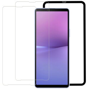 �y���������zHUAKE �G�N�X�y���A10 v �ی�t�B�����y(2��)�K���X�t�B���� �{�K�C�h�g�t���z�K���X�t�B���� Xperia 10 V 2023 SO-52D SOG11 �p ���Y�Ɏq�f�ސ� ���� �K���X �w��h�~ �t�� �ی� �t�B���� 