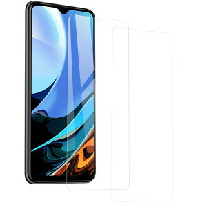 �y���������zHUAKE 2���Z�b�g ���{�f�ލ̗p ��p �K���X�t�B���� �T�C�Y�F2- Xiaomi Redmi 9T