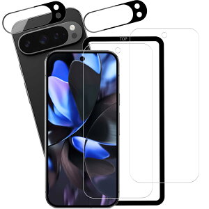 �y���������zHUAKE 2���Z�b�g ���{�f�ލ̗p ��p �K���X�t�B���� �F�F�����A�T�C�Y�F2-2-D-Google Pixel 9 Pro XL