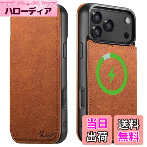 �y���������zJCGOOD �蒠�^ �P�[�X for iPhone17/17pro/17promax/17air MagSafe�Ή� ���g���� ��phone �P�[�X �}�O�Z�[�t ���C�����X�[�d�Ή� �J�[�h���[ �A�C�t�H�� �P�[�X �蒠 �X�^���h�@�\ ���z�^ �J�[�h