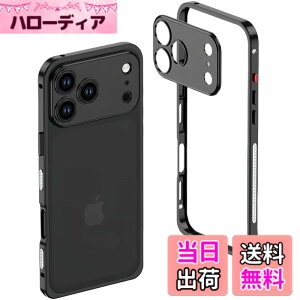 �y���������zJCGOOD iPhone17/17pro/17promax/air �P�[�X 2in1 �A���~ �o���p�[ + �J�����ی�J�o�[�t�� MagSafe �Ή� ���C�����X�[�d �y�� ���^ �������M �Ռ��ی� �j�����p JSK �F�F�u���b�N�A�T�C�Y�FiPhon