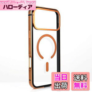 �y���������zJCGOOD iPhone17/17pro/17promax/air �P�[�X 2in1 �A���~ �o���p�[ + �J�����ی�J�o�[�t�� MagSafe �Ή� ���C�����X�[�d �y�� ���^ �������M �Ռ��ی� �j�����p JST �F�F�I�����W�A�T�C�Y�FiPhon