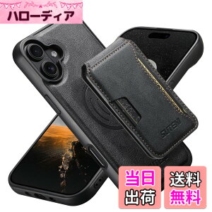 �y���������zJCGOOD iPhone 17/17Pro/17ProMax/17Air �P�[�X MagSafe ���C�����X�[�d �Ή� �w�ʃJ�[�h�P�[�X�t�� ������ �}�O�Z�[�t�Ή� �J�[�h���[ ���߉\�ȃX�^���h�@�\ ���O���\ ���C�z���J�o�[