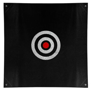 【送料無料】Voodans ゴルフ練習用 消音メッシュ的 標的 ターゲット 衝撃吸収 消音 騒音軽減 テニスボール 野球 練習用 室内屋外 (ブラック)