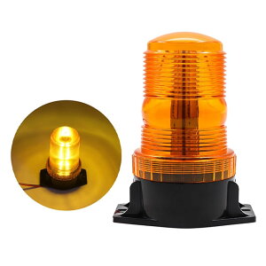 【送料無料】Aoling 警告灯 LED 点滅 回転灯 12V 24V 黄/青/赤3色選択可 非常ライト車両 緊急点滅信号灯 安全警告灯 フラッシュ 高輝度 除雪機 重機 建設車両 消防車 レッカー車 救急車 トラック