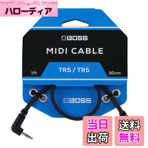 �y���������z�{�X BOSS MIDI�P�[�u�� MIDI Cable 3.5mm TRS/TRS LL �y�_�� MIDI�R���g���[�� 200�V���[�Y GT-1000CORE EV-1-WL �Ή� �T�C�Y�F30cm