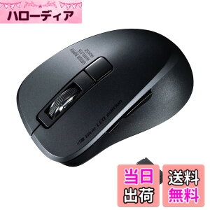 �y���������z�T�����T�v���C �L���}�E�X USB A�ڑ� �É� �u���[LED 5�{�^�� 3200dpi(4�i�K�ؑ�) ���^ �u���b�N MA-BL156BK �F�F�u���b�N