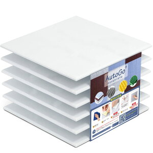 �y���������zAutoGo �z���� �� �h���� 30cmx30cmx0.9cm �z���{�[�h�y���ʃe�[�v�t���E��������z �J���[�E�����I���� �F�F���n�E�z���C�g�A�T�C�Y�F0.54 m�i6���j