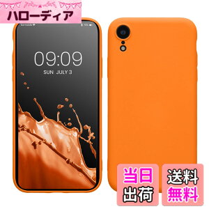 �y���������zkwmobile �X�}�z�P�[�X Apple iPhone XR�Ή� �P�[�X - �ɔ� TPU �V���R�� �}�C�N���t�@�C�o�[ �u���[�O���[ �F�F�t���[�e�B�[ �I�����W