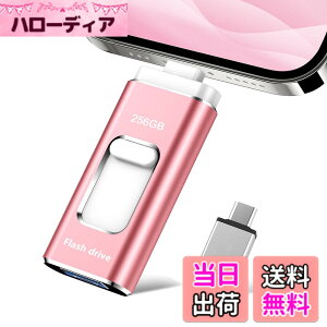 �y���������z4in1USB�������[128GB�y���@�\�f�[�^�Ǘ��ziPhone�Ή�USB������ �F�F�s���N�A�T�C�Y�F256GB