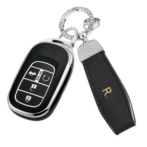 �y���������z[YANMW] N-BOX �J�X�^�� JF5 JF6 �L�[�P�[�X �K���z���_ �V�^�X�e�b�v���S�� �L�[�J�o�[ NBOX JF5 JF6 �V�r�b�N ZR-V ���F�[�� �L�[�z���_�[ 3�{�^�� �F�F�V���o�[�u���b�N�A�T�C�Y�F�L�[