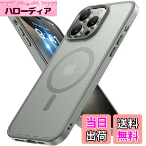 �y���������zMiracase iPhone13/14/15 �P�[�X�yMagsafe�Ή��E�ČR�K�i�z�ϏՌ��A���h�~�A���΂ݖh�~�A�����Ĕ��ɗD�����f�U�C���A�����{�^���A�}�b�g�A�t���X�g �F�F�D�A�T�C�Y�FiPhone15 Pro 6.1