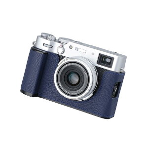 �y���������zSIUTATDSH �J�����n�[�t�P�[�X Fuji X100VI�p�A�r���e�[�W���^���{�v�C���X�^���g�J�����ی�P�[�X �X�^�C���b�V�� �|�[�^�u�� �ϏՌ� �F�FBlueL