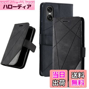 �y���������zUnivoColors �蒠�^�P�[�X Sony Xperia �J�[�h���[ �X�^���h�@�\(Style SN33) �F�F�u���b�N�A�T�C�Y�FSony Xperia 10 VI/ SO-52E/ SOG14