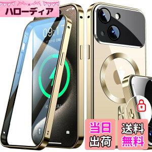 �y���������zRosycover�y�V�����̈�̌^�����Y�E���J�j�J�����b�N�ziPhone �p�� �P�[�X Magsafe�Ή� [360°�S�ʕی�E���ʋ����K���X] �F�F�S�[���h�A�T�C�Y�FiPhone 15 Plus �p