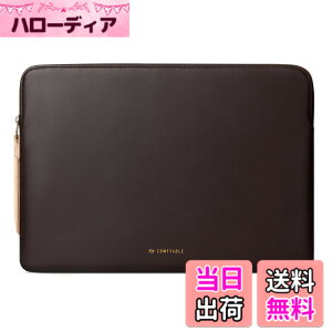 �y���������zComfyable PU Laptop Sleeve for MacBook �F�FChocolate�A�T�C�Y�FSnug Fit for New 13 MBP/MBA M4 M3 M2 M1