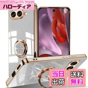 �y���������zLuFiYa �P�[�X �����O�t�� �J�o�[ TPU�f�� �X�^���h�@ �X�}�z�P�[�X �y�� �ϏՌ� ���� �C�菝�h�~ �����h�~ �ԍڃz���_�[ 360°��] �P�[�X �F�F�z���C�g�A�T�C�Y�FGoogle Pixel 9a 5G