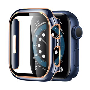 �y���������zBELIYO �Ή� Apple Watch �P�[�X Series 11/10/9/8/7/SE3/SE2/SE/6/5/4/3/2/1 Ultra 3/2/1 �A�b�v���E�H�b�` �J�o�[ �K���X�t�B���� ��̌^ Apple Watch �J�o�[ PC�f�� �y�� ���{���Ɏq�� ��d�\ �F�F�u��
