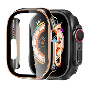 �y���������zBELIYO �Ή� Apple Watch �P�[�X Series 11/10/9/8/7/SE3/SE2/SE/6/5/4/3/2/1 Ultra 3/2/1 �A�b�v���E�H�b�` �J�o�[ �K���X�t�B���� ��̌^ Apple Watch �J�o�[ PC�f�� �y�� ���{���Ɏq�� ��d�\ �F�F�u��