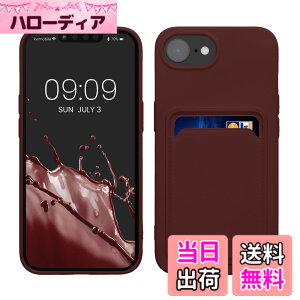 �y���������zkwmobile �X�}�z�P�[�X Apple iPhone SE3 / iPhone SE2 / iPhone SE (2022) / iPhone SE (2020) / iPhone 8 / iPhone 7�Ή� �P�[�X -�J�[�h�z���_�[�t�� �\�t�g TPU �V���R�� ���F �F�F�����F���b�h�A�T�C�Y�FiP