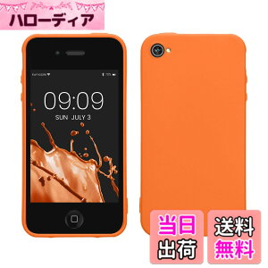 �y���������zkwmobile �X�}�z�P�[�X Apple iPhone 4 / 4S�Ή� �P�[�X - �ϏՌ� ����~�� �\�t�g TPU �V���R�� - ���F �F�F�t���[�e�B�[ �I�����W
