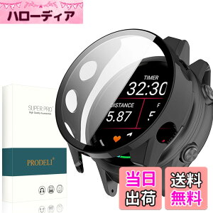 �y���������z�P�[�X+�K���X�t�C���� PC+�K���X �����x �L�Y�h�~ ��̌^�J�o�[ ���t���ȒP �y�� �ی�J�o�[ �F�F�u���b�N�A�T�C�Y�FGarmin Forerunner 970 47mm