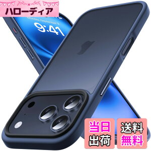 �y���������zAnqrp iPhone 14/15/16 Series �p �P�[�X ������ �F�F�u���[�A�T�C�Y�FiPhone 17 Pro Max [6.9�C���`]