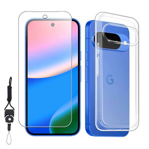 �y���������zNutmeg�y1+1�Z�b�g�z�Ή� Google Pixel 10 ��p�K���X�t�B���� + �O�[�O���s�N�Z��10 / 10 Pro ��p�P�[�X �N���A TPU�f�� �S���� �����h�~ �_�炩����G�� �����h�~ �ϏՌ� Pixel 10 / 10 Pro 