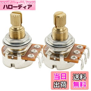 �y���������zMusiclily Pro �J�[�u �~�j�|�b�g �^�J �~���K�i �X�^���_�[�h�X�v���b�g�V���t�g 9.5mm �|�e���V�����[�^ �G���L�M�^�[/�x�[�X�p(2�Z�b�g) �F�FA250K+B250K 9.5mm
