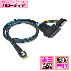 �y���������zCablecc PCI-E 3.0 4.0 ���� NGFF & SFF-8654 �X�������C�� SAS �J�[�h �A�_�v�^�[�ƃ��C���{�[�h SSD �p�� U.2 U2 SFF-8639 NVME PCIe SSD �P�[�u�� �F�F�u���b�N SFF-8654 - NGFF�A�_�v�^�[�B
