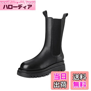 �y���������z[TASOGARA] �u�[�c ���f�B�[�X �T�C�h�S�A �n�C�J�b�g �y�� ���� �~�h���u�[�c �傫���T�C�Y �������T�C�Y ���E���h�g�D �X�g�[���t�� ���r���� �F�F�u���b�N�A�T�C�Y�F22.5 cm