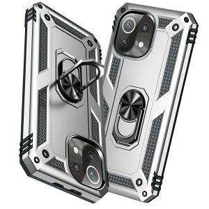 �y���������zTMUJWS Xiaomi Mi 11 Lite 5G �P�[�X �����O�t�� �ϏՌ� �Ռ��z�� ���h�~ �S�ʕی� �J�����ی� �X�^���h�t�� TPU+PC�o���p�[ �w��h�~�΍� �V���I�~ �~�[ 11 lite 5g �P�[�X ��d�\�� 360�x��