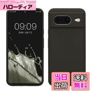 �y���������zkwmobile �X�}�z�P�[�X Google Pixel 8�Ή� �P�[�X - TPU ���L�b�h �V���R�� �J�o�[ - �ϏՌ� ���h�~ �T���T�� Case �F�F�I���[�u�O���[���}�b�g�A�T�C�Y�FPixel 8