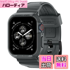 �y���������zSpigen Apple Watch Band Rugged Armor Pro Variation �F�F�_�[�N/�O���[�A�T�C�Y�F2XL