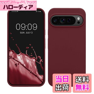 �y���������zkwmobile �X�}�z�P�[�X Google Pixel 9 Pro XL�Ή� �P�[�X - TPU ���L�b�h �V���R�� �J�o�[ - �ϏՌ� ���h�~ �T���T�� Case �F�F�{���h�[�o�C�I���b�g�A�T�C�Y�FPixel 9 Pro XL