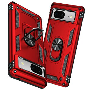 �y���������zTMUJWS Google Pixel 8a �P�[�X �����O �ϏՌ� �Ռ��z�� ���h�~ �S�ʕی� �J�����ی� �X�^���h�t�� TPU+PC�o���p�[ �w��h�~�΍� ��d�\�� 360�x��] �h�o �ԍڃz���_�[�Ή� ���ϖh�~ ��