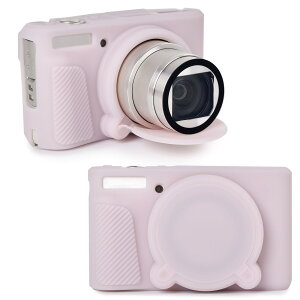 �y���������zRieibi SX740 �J�����P�[�X�ACanon PowerShot SX740/SX730 �J�����p�V���R���P�[�X�ACanon SX730/SX740 HS �f�W�^���J�����ƌ݊����̂���V���R���ی�J�o�[ �F�F�A�C�X�N���[���p�E�_�[