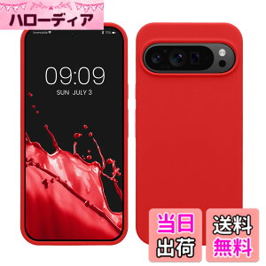 �y���������zkwmobile �X�}�z�P�[�X Google Pixel 9 Pro XL�Ή� �P�[�X - TPU ���L�b�h �V���R�� �J�o�[ - �ϏՌ� ���h�~ �T���T�� Case �F�F�N���V�b�N ���b�h�A�T�C�Y�FPixel 9 Pro XL