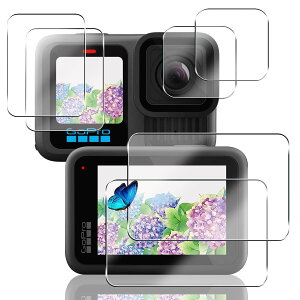 �y���������z�Ή� �K���X�t�B���� + �J�����t�B���� �y�d�x9H�z �����K���X Touch�Ή� �A��U�h�~ �A�Ռ��z�� �A�w��h�~ �A�ȒP�\��t�� �T�C�Y�F�Ή� GoPro Hero13 Black