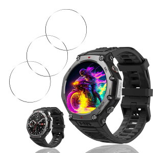 �y���������z�Ή� �K���X�t�B���� �ی�t�B���� ���E���h�G�b�W���H�Ȃ� �T�C�Y�F�Ή� Amazfit T-Rex 3