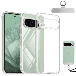 �y���������zKakuki �P�[�X TPU+PC ���΂ݖ��� �M�����N�V�[S24 �N���A�J�o�[ �X�g���b�v�z�[���t �F�F�N���A�A�T�C�Y�FPixel 9 Pro XL 1+1�Z�b�g