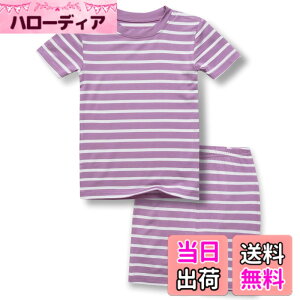 �y���������z[Vaenait Baby] 6����-12�� �x�r�[ �L�b�Y �q�� ���̎q �j�̎q ���� �p�W���} �{�[�_�[ �X�g���C�v �r�X�R�[�X �ăV���b�g���[���E�F�A �㉺�Z�b�g �F�FA08-Line Purplewhite�A�T�C�Y�F100