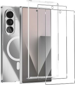 �y���������zFor Phone �P�[�X ���^ �y�� �F�F�N���A�A�T�C�Y�FGalaxy Z Fold7 �Ή� �ی�P�[�X