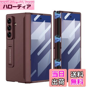 �y���������zGalaxy Z Fold7 �P�[�X �K���X�t�B�����t�� Samsung �M�����N�V�[Z �t�H�[���h7 / SC-56F / SCG34 �p �J�o�[ �q���W�ی� �J���������Y�ی� �S�ʕی� Uovon �X�}�z�P�[�X �X�^���h�t�� �X�g��