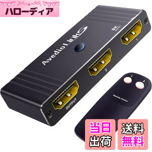 �y���������zavedio links HDMI �ؑ֊� 4K@60Hz HDMI�}�g���b�N�X (Black) �F�F����