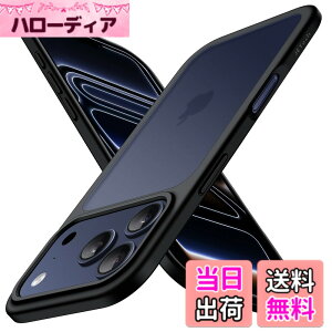 �y���������zJETech iPhone 16e / 17 Pro�p �}�b�g�P�[�X �ϏՌ����~���^���[�O���[�h�̗����ی� ������̔������w�� �X�}�z�J�o�[ �w��h�~ �F�F�u���b�N�A�T�C�Y�FiPhone 17 Pro